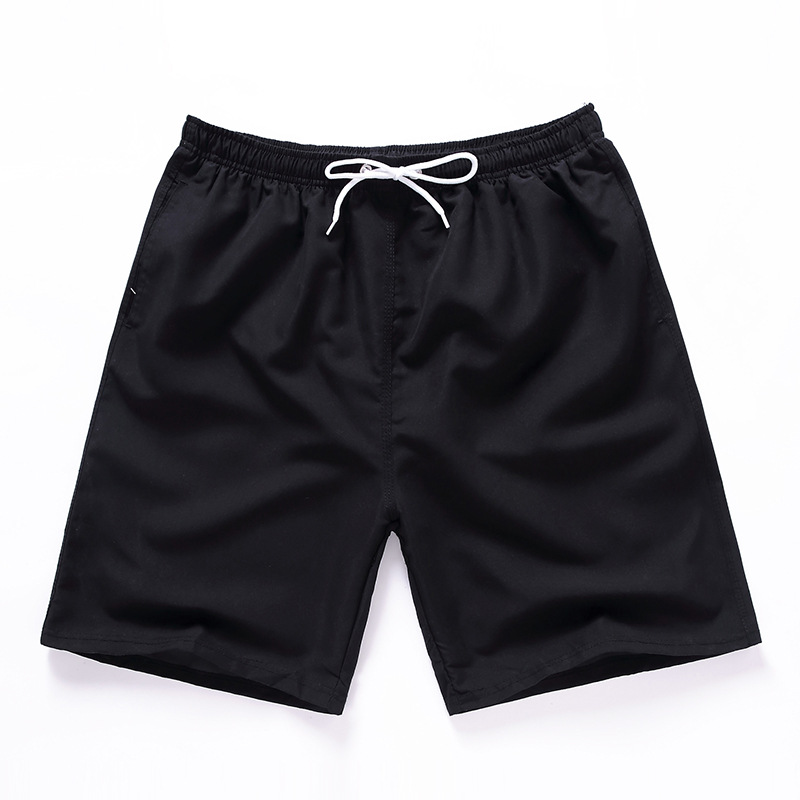 Foreign trade solid color men's beach sh...