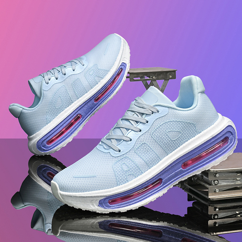 Tenis de Running con Suela Gruesa para Pareja Malla y Goma Espuma Transpirable para Correr y Casual image 6
