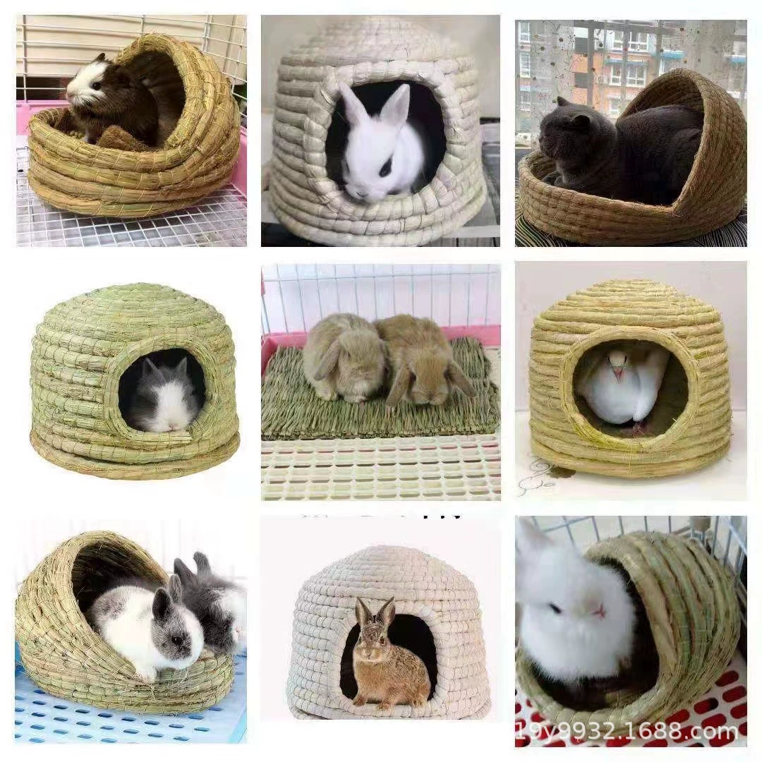 Rabbit Wo Wo Nest Pigeon Mouse Mouse Golden Silk Nest Dutch Pork Pine Pork Wo Nest Dolphin Mouse Holding Breathable Grass Cushion Grass Nest