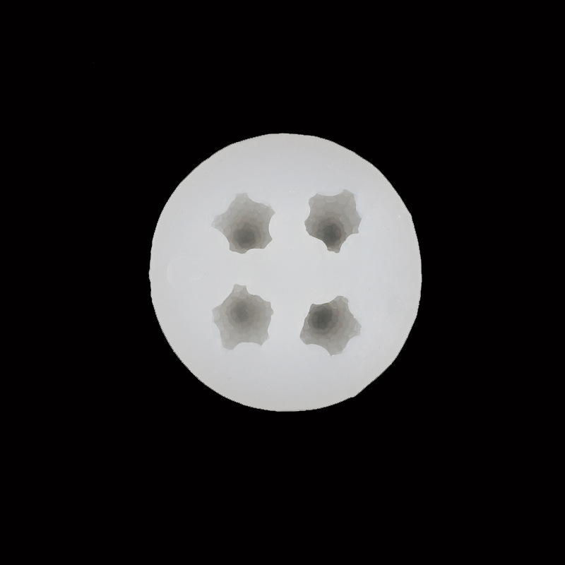 Lindo tridimensional de la fresa de silicona fondant pastel de hornear de chocolate epoxi DIY molde de arcilla hecha a mano