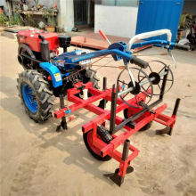 多用途喷药滴灌地膜覆盖机手扶拖拉机覆膜机厂家花生播种起垄机