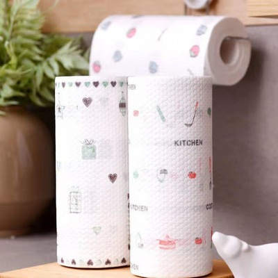 kitchen Oil absorbing paper wholesale washing Repeatedly Lazy man Dishcloth tissue Dishcloths Scouring Suction Absorbent paper Dishcloth