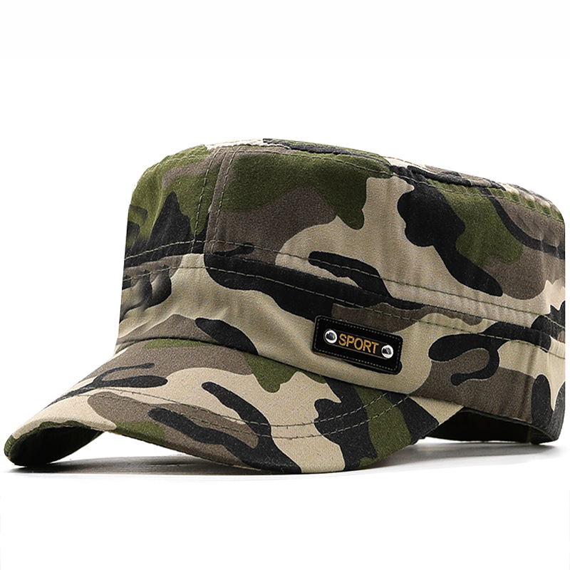 Men's Basic Camouflage Embroidery Military Hat display picture 4