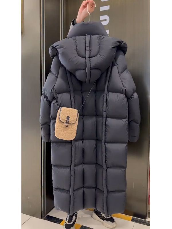 高级感超好看小香风面包服长款黑色羽绒服女款冬季年新款时尚