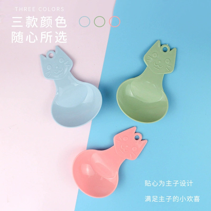 Кормушка для кошек Лопата Ложка для еды Ложка для Влажного корма Консервированная ложка Ручная кормушка 6