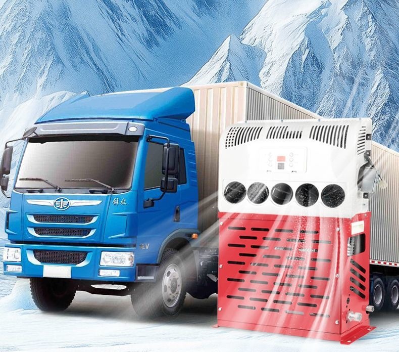 24V Vehicle Air Conditioner 12V Electric Dc Inverter All-In-One Unit for Parking Cooling, High-Efficiency Energy-Saving Truck Essential