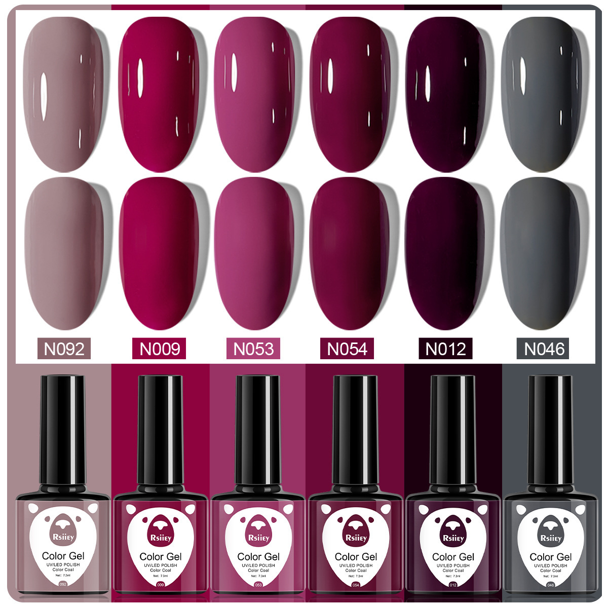 6 colores esmalte de uñas pegamento fototerapia embotellada color popular pintado brillante ojo de gato pegamento UV fototerapia pegamento esmalte de uñas traje de pegamento