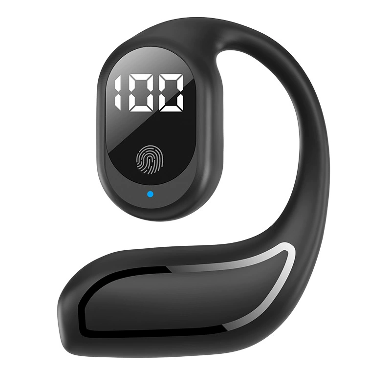 Новый шумоподавляющий беспроводной Bluetooth-з headset с большой батареей и длинным временем работы, цифровой дисплей 5.3, не вставной, автомобильный спортивный гарнитур