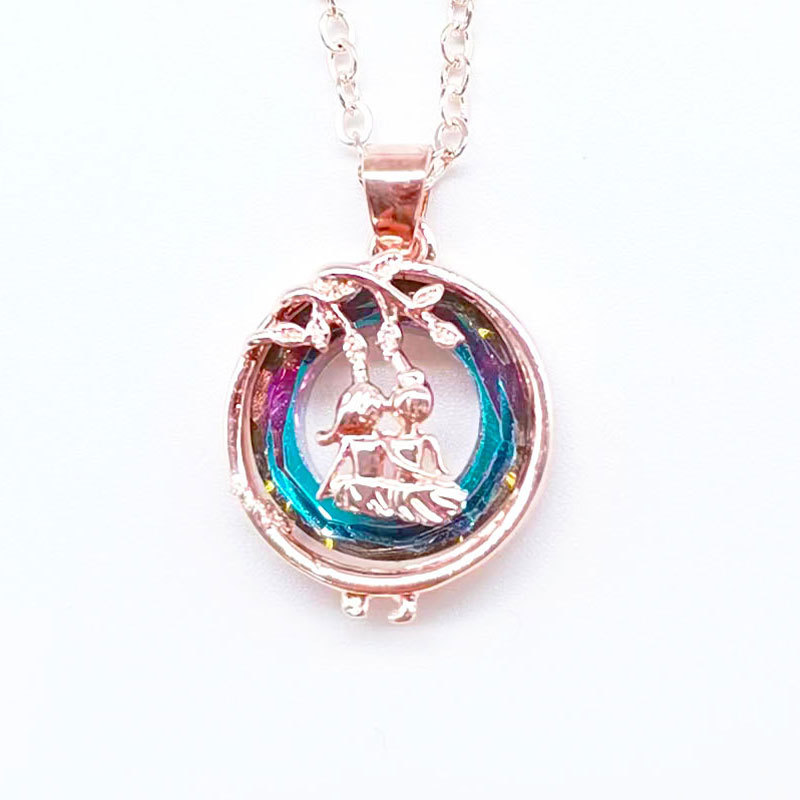 Yunjin joyería transfronteriza Venta caliente moda europea y americana Árbol de la vida colgante personalidad simple hueco Árbol de la vida collar image 12