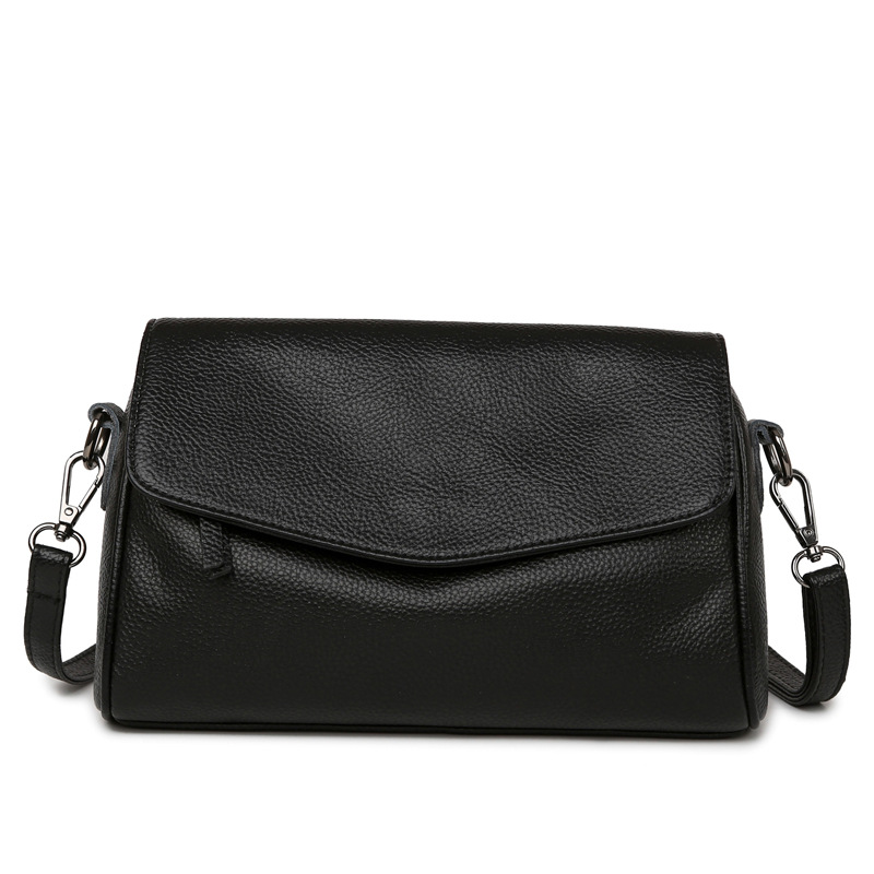Top Grain Cowhide Small Square Bag For Women 2026 New Fashion Genuine Leather Mother's Bag Large Capacity Crossbody Shoulder Pillow Bag - Thumbnail 5