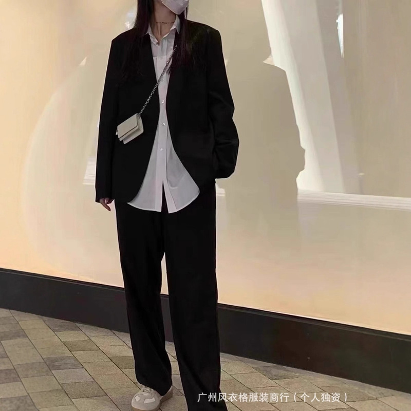 马吉拉平替Margila风格24新款MM6无领混纺休闲西装男女款薄款外套|undefined