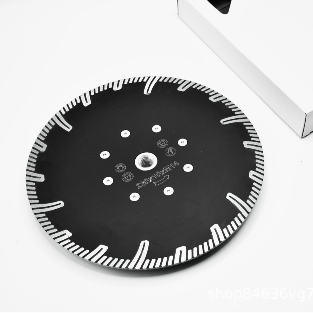 石材混凝土瓷砖切割片护齿波纹锯片125/180/230金刚石角磨机开槽