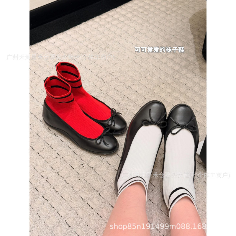 In stock! 26 Fall/Winter Ballet Bow Elastic Sock Boots Little Red Shoes French Retro Ballet Style Sock Shoes In stock! 26 Fall/Winter Ballet Bow Elastic Sock Boots Little Red Shoes French Retro Ballet Style Sock Shoes