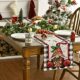 Cross-border New Christmas Table Runner Linen Heat Insulation Cartoon Tablecloth Holiday Gift Tea Table TV Cabinet Decorative Cloth