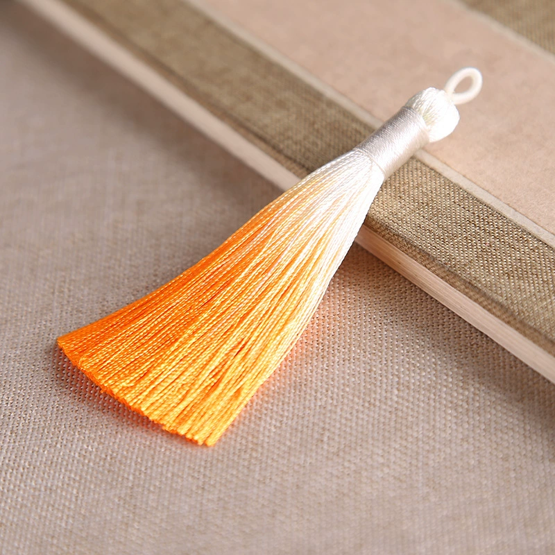 Accessory with tassels, pendant, 8cm, gradient, Chinese style