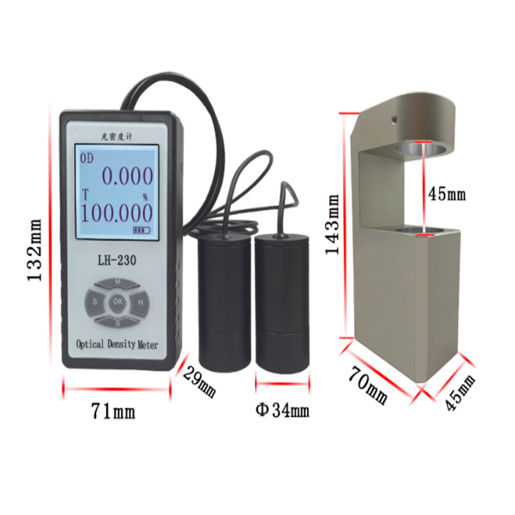 LH-230 �߾���͸�����ǹ��ܶȼ���īODֵĥɰ����͸���ʲ�����