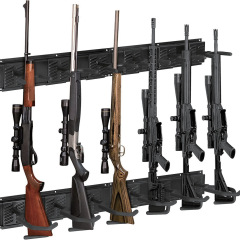 アマゾンの銃棚収納車庫垂直銃展示棚フック壁掛け式置き棚溝板銃棚セット