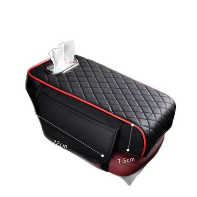 Armrest box: Heightening Pad Protective Cover Anti-Slip
