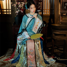 【 沐兰辞】清朝服装晚清汉服女重工刺绣上衣马面裙套装2025新款