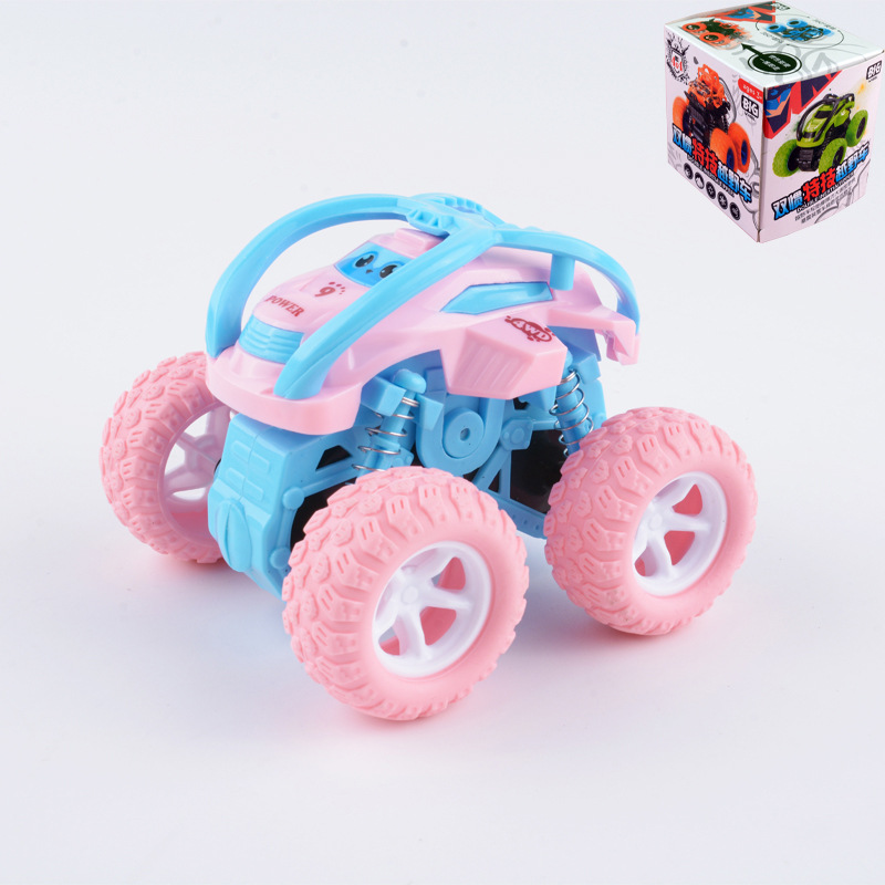 Inercia 4WD juguetes para niños y niñas acrobacias rodante coche de caída modelo de automóvil infantil al por mayor
