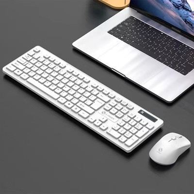 クールkw 201無線キーボードマウスセットノートデスクトップビジネスコンピュータオフィス省電力静音マウス|undefined