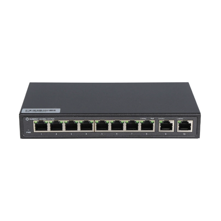 8-портовый принудительно управляемый коммутатор POE Gigabit XS1550U-10T-PWR от X-LINK
