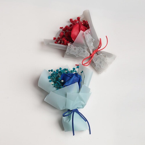 Korean deerskin rope flower ribbon bouquet strap suede velvet strap DIY decorative floral packaging materials
