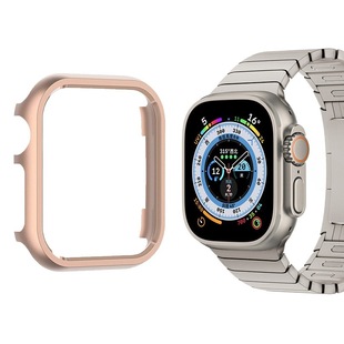 Applicable Ultra2 apple Watch case zinc alloy hollow apple watch9 metal protective frame 41/45/49