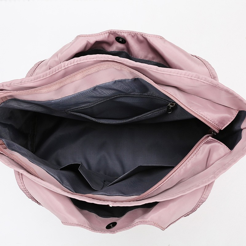 Bolsa de viaje de gran capacidad transfronteriza de las mujeres ligero de tela Oxford de cercanías simple bolsa de viaje bolsa de hombro de mamá