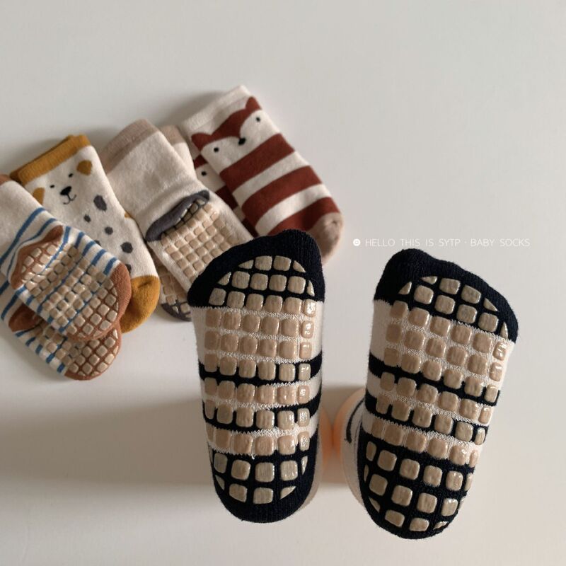Baby Floor Socks Autumn and Winter Thickened Warm Baby Indoor Soft Bottom Non-Slip Cooling Toddler Socks Wholesale