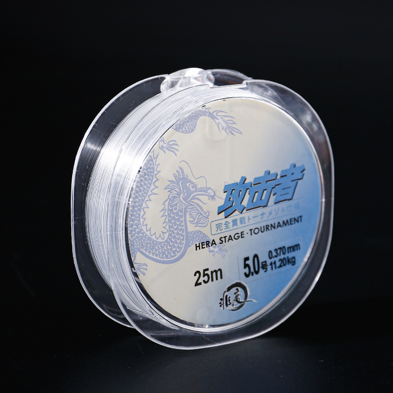 25m línea de pesca principal línea de pesca de seda original línea de pesca de pesca de taiwan línea de pesca de nylon