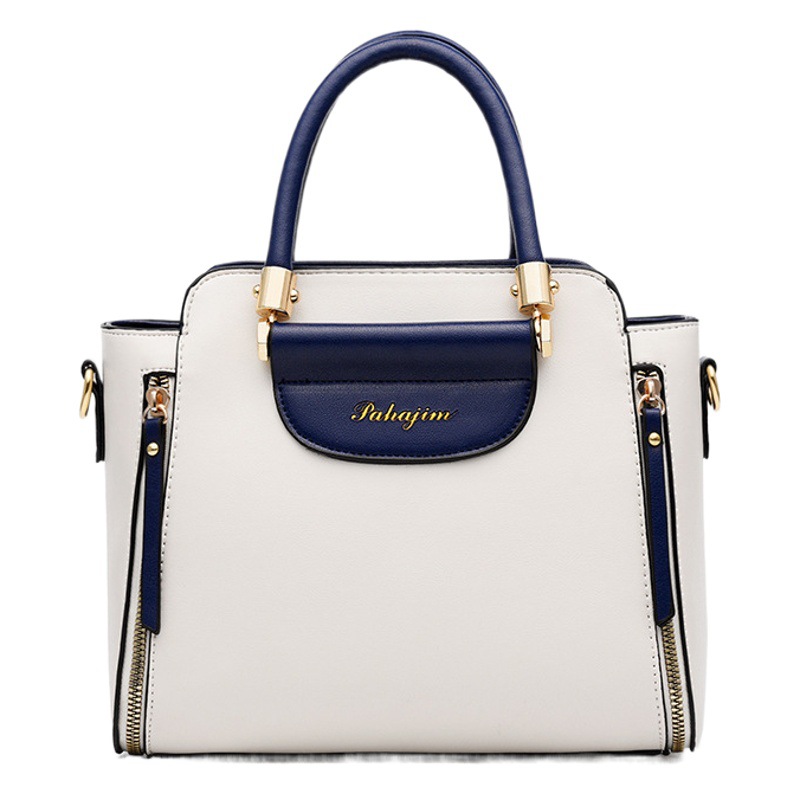 Bolso de mujer al por mayor 2024 nuevo bolso de moda de gran capacidad de color a juego bolso de mujer simple contraste color hombro bolsa de mensajero