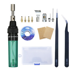 Wholesale Portable Pen-Type Gas Iron Transparent Handle Gas Fuel Inflator Mini Iron Set Welding Welding Gun