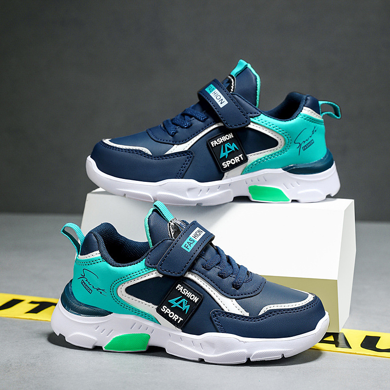 Zapatos infantiles para niños Zapatos deportivos para niños 2022 nuevo primavera y otoño Zapatos de malla transpirables para niños de edad media y media