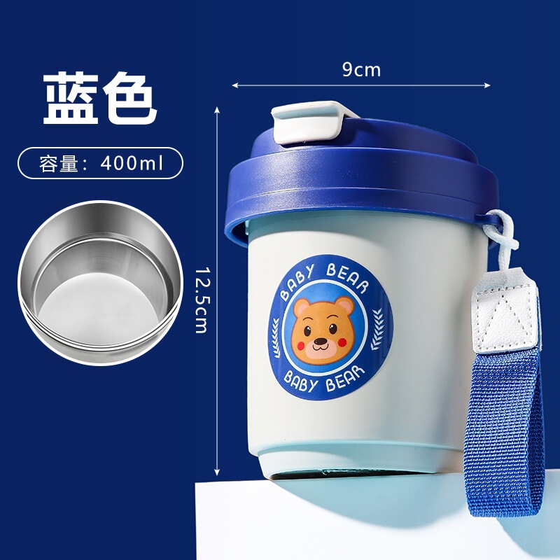 304ステンレス二重コーヒーカップパーマ防止断熱ミルクカップ学生カップカップルカップ蓋付きカップ|undefined