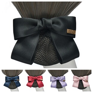 Professional Hair Flower Hair Net Cotton Belt Butterfly Hair Accessories Hospital Nurse Headwear Stewardess Hotel Bank Collar Work Hairpin