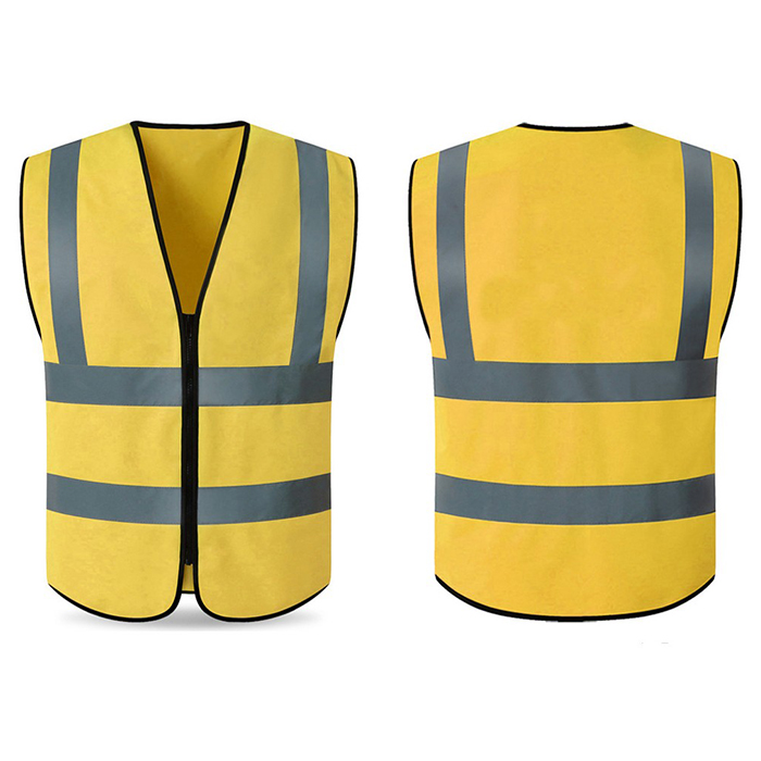 Construcción de construcción de tráfico chaleco de seguridad chaleco chaleco de trabajo chaleco de higiene ambiental chaqueta de ciclismo logotipo impresa