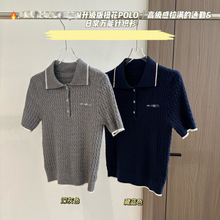 �����ļ�ײɫ������֯Polo��Ů��������ͨ�ڴ���С����T������