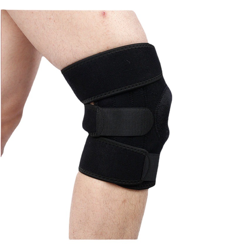 Rodilleras deportivas transfronterizas con soporte de resorte para hombre y mujer, para saltar la cuerda, esguinces, ciclismo, correr, baloncesto, equipo deportivo, equipo de protección.