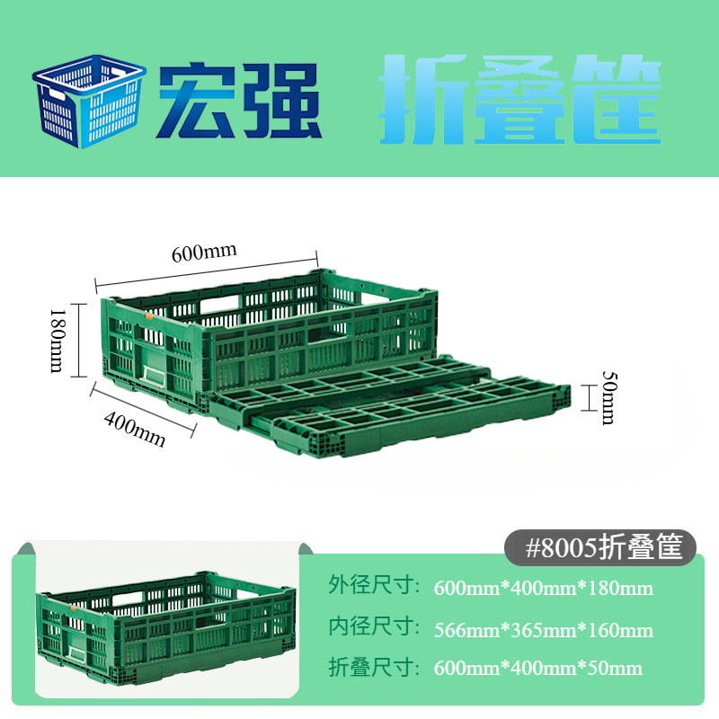 Fábrica directa caja de rotación plegable frutas y verduras frescas cesta de rotación de plástico PE 20 - 120kg image 8
