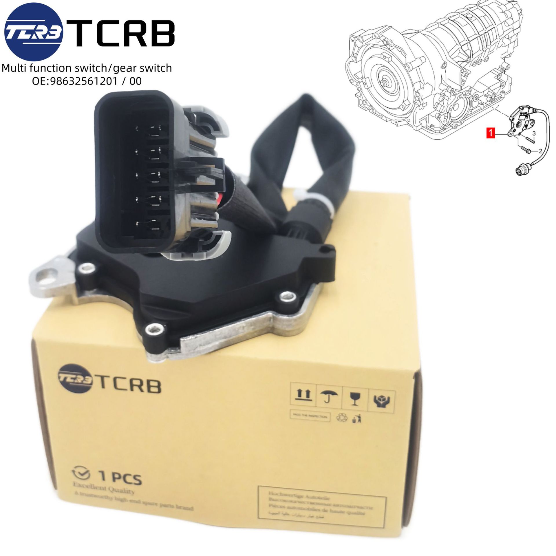 Suitable for Porsche Safety Gear Neutral Switch 98632561201 98632561200 0501320519