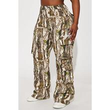L 84550 Printed camouflage cargo pants ӡ���Բʹ�װ�㱬