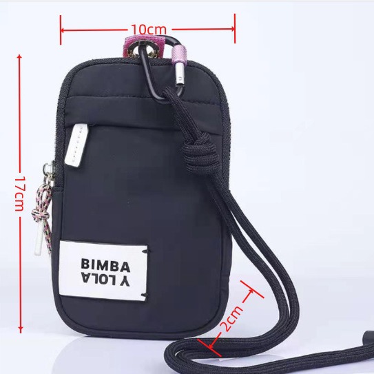 Bolso español BIMBA Y LOLA bolso del teléfono móvil cartera impermeable cabestrillo multiusos cordón teléfono móvil bolsa de almacenamiento