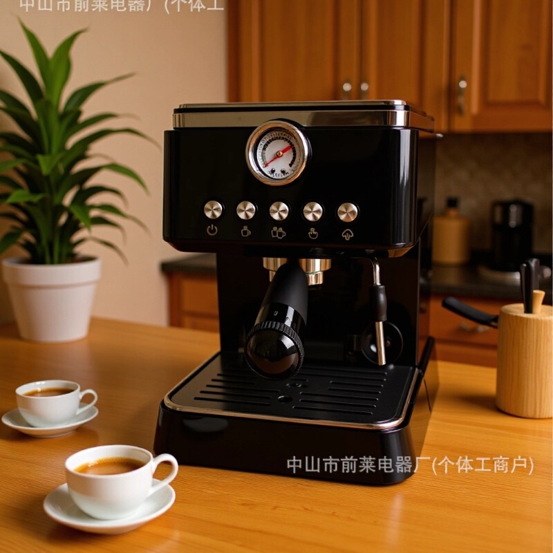Italian Coffee Machine Coffee Bean Grinder High-Pressure Steam Milk Froth Espresso Home Semi-Automatic All-In-One Machine