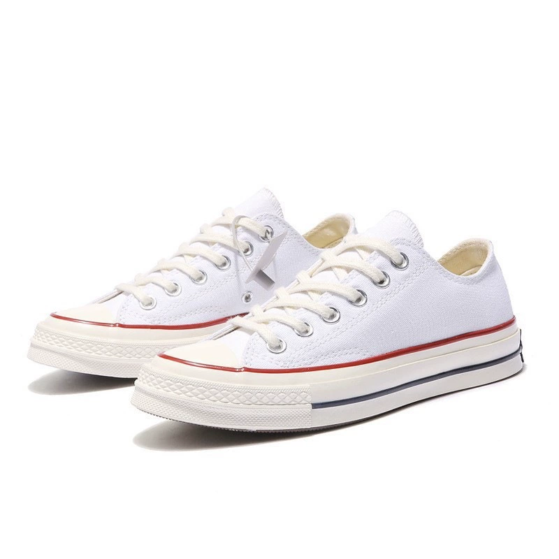 Putian Meiqi Converse классические высокие и низкие канвасовые туфли для мужчин и женщин, классическая весна, новые плоские женские туфли, универсальная доска