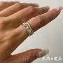 跨境爱心欧美rings戒指