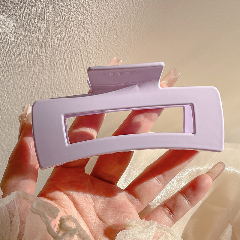 Clip de pelo de gran tamaño esmerilado simple Cabeza trasera updo horquilla de alto grado tiburón clip horquilla tocado al por mayor