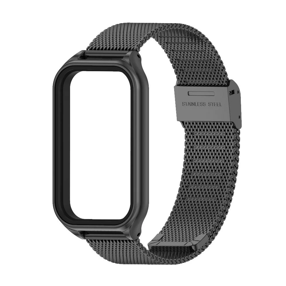 Уместен Redmi 3 Redmi браслет 2 ремень Xiaomi Mi Band 8 9 Active Milan Sanzhu нержавеющая сталь настенная бот