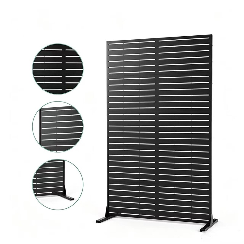 Outdoor courtyard metal privacy screens, connectable garden partition fences, cross-border supply Outdoor courtyard metal privacy screens, connectable garden partition fences, cross-border supply