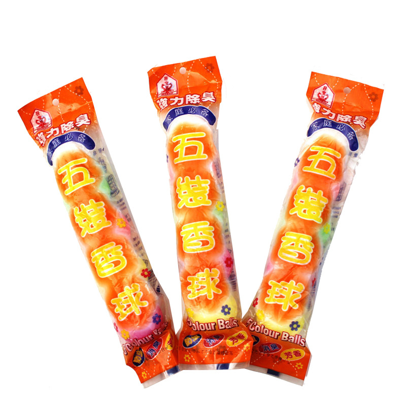 Factory Wholesale Multicolored camphor ball Fragrant pill Deodorization Pest sterilization 5 loading Home Furnishing